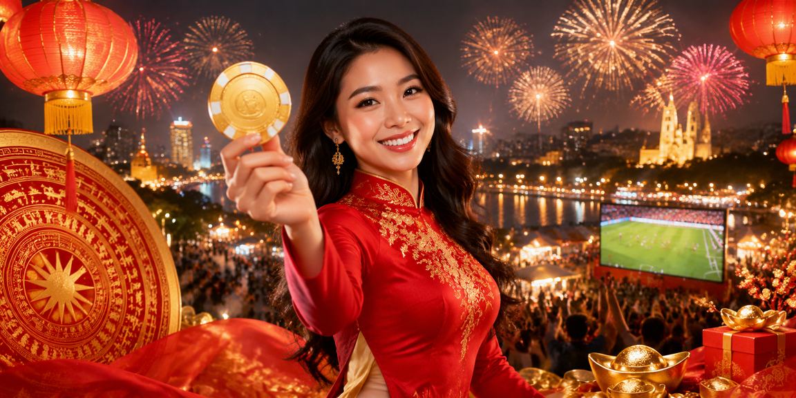 Khung cảnh chợ đêm Hà Nội với người dùng nạp tiền và nhận bonus tại 1555