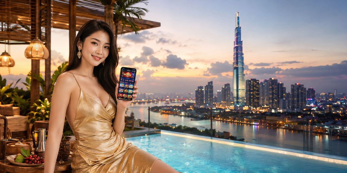 Người dùng sử dụng ứng dụng casino 1555 trên điện thoại tại TP.HCM